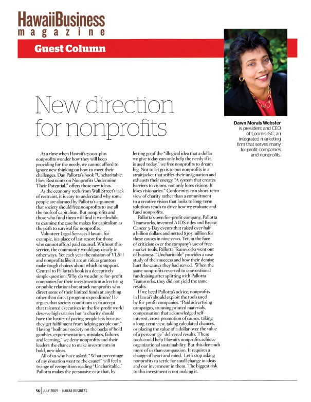 loomis_hawaiibusiness2009NewDirectionForNonprofits